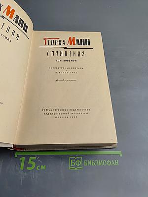 Сочинения. Том восьмой. Литературная критика. Публицистика