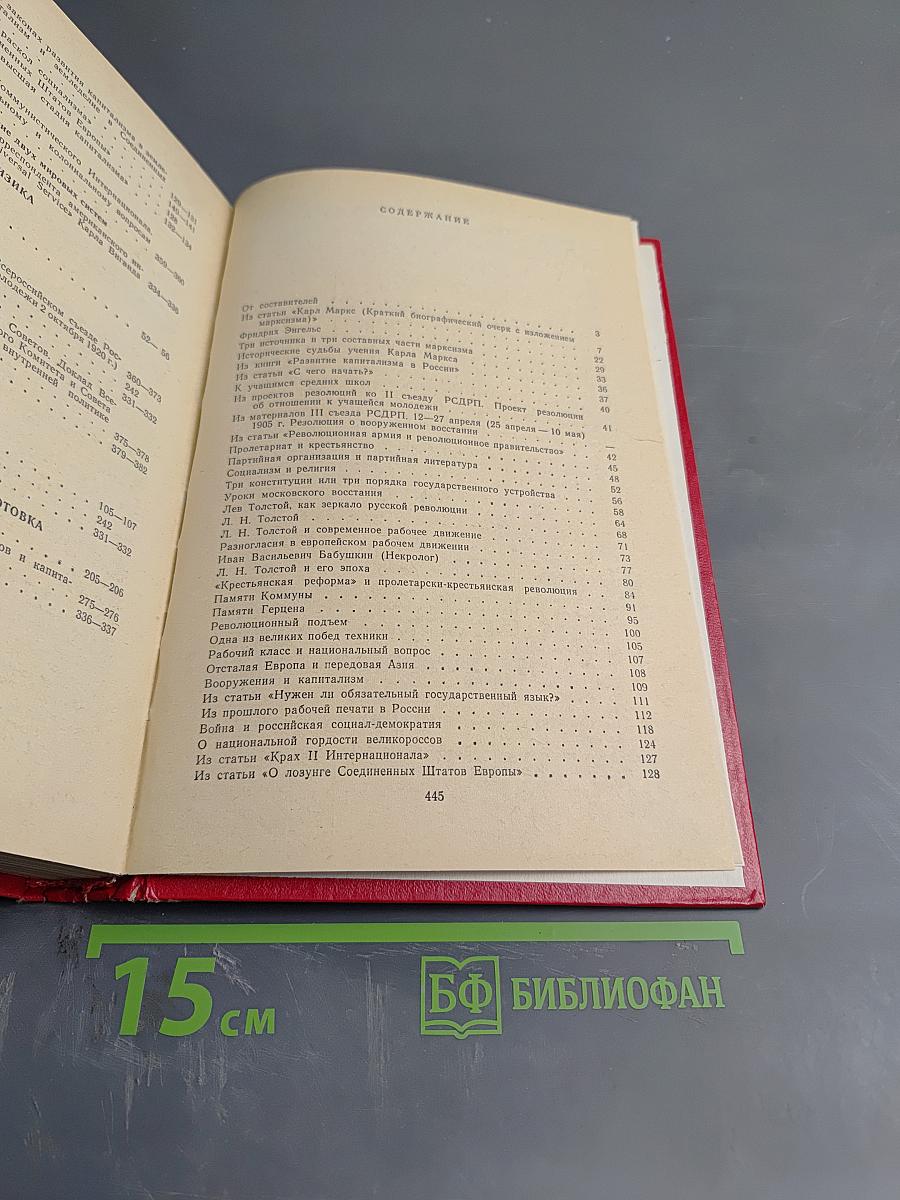 Сборник произведений В.И. Ленина для учащихся средних школ, средних профессионально-технических училищ и средних специальных учебных заведений