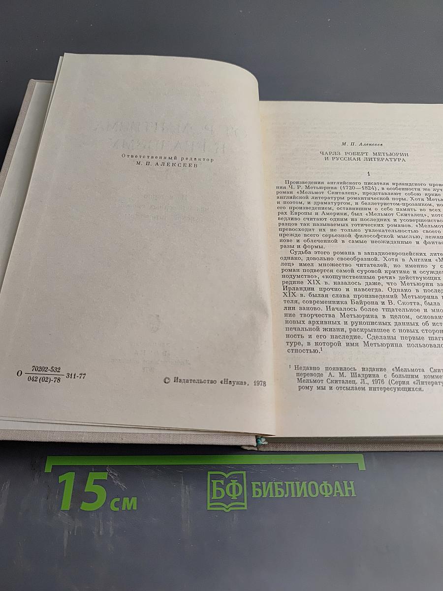 От романтизма к реализму. Из истории международных связей русской литературы