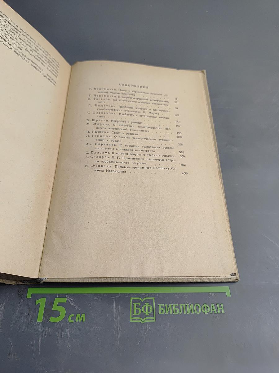 Вопросы эстетики 1