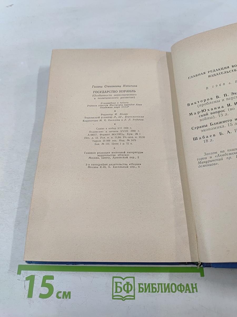 Государство Израиль (Особенности экономического и политического развития)