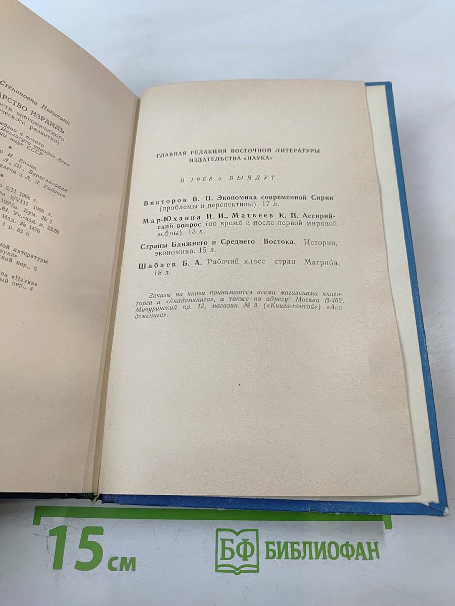 Государство Израиль (Особенности экономического и политического развития)