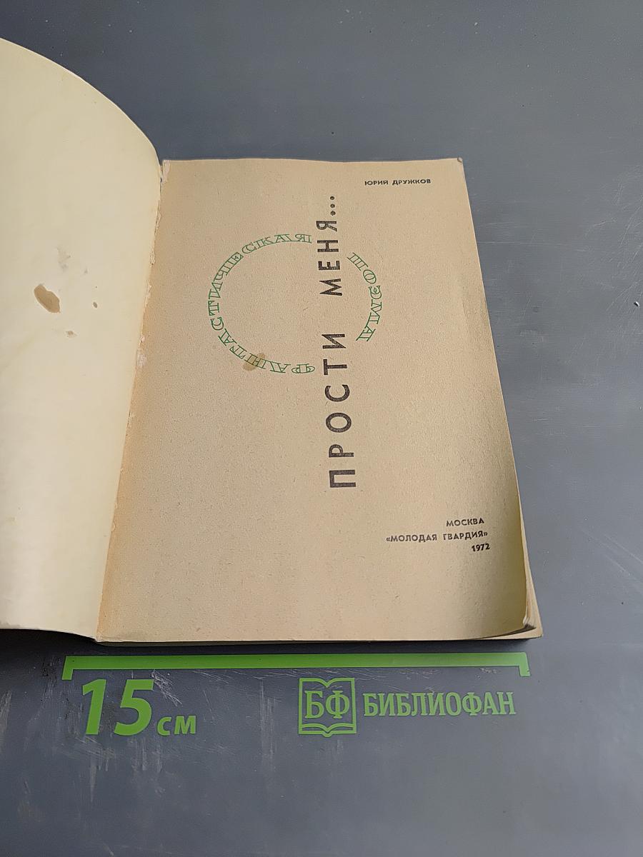 Прости меня...