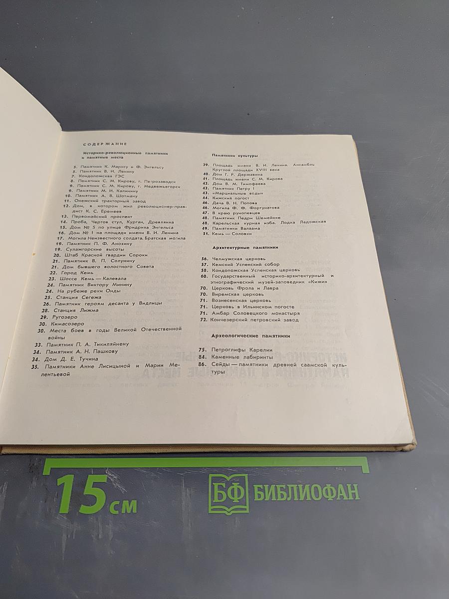 Памятники и памятные места Карелии