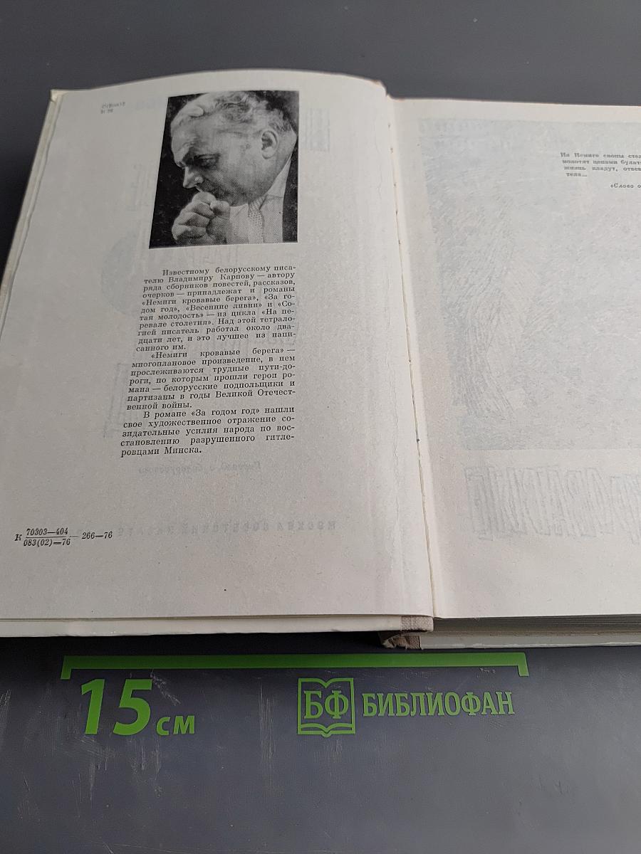 Немиги кровавые берега; За годом год