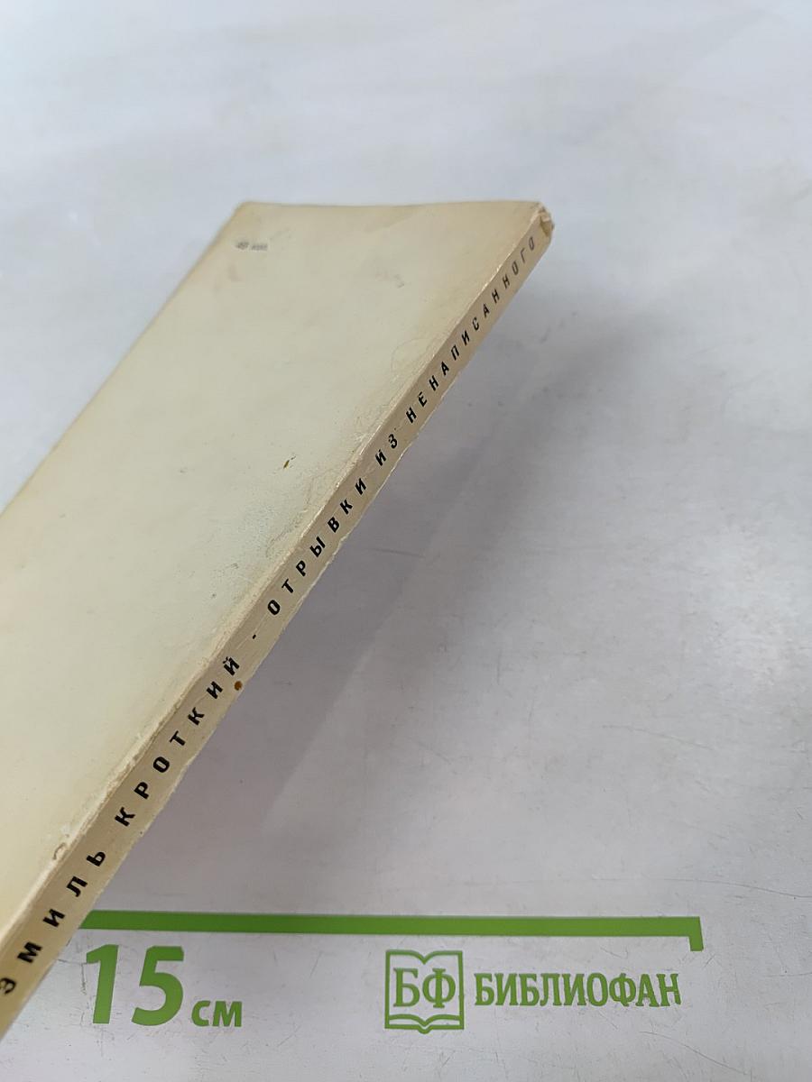 Отрывки из ненаписанного