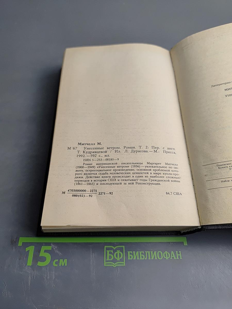 Унесенные ветром. Роман. Том 2