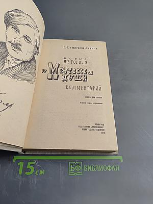 Поэма Н.В. Гоголя "Мертвые души". Комментарий