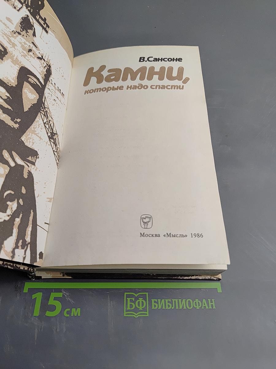 Камни, которые надо спасти