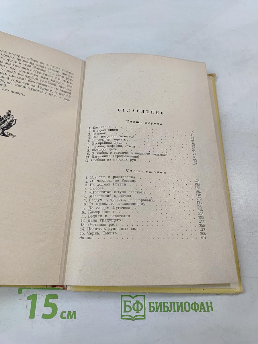 Повесть о Пушкине. Для средней школы. Часть первая