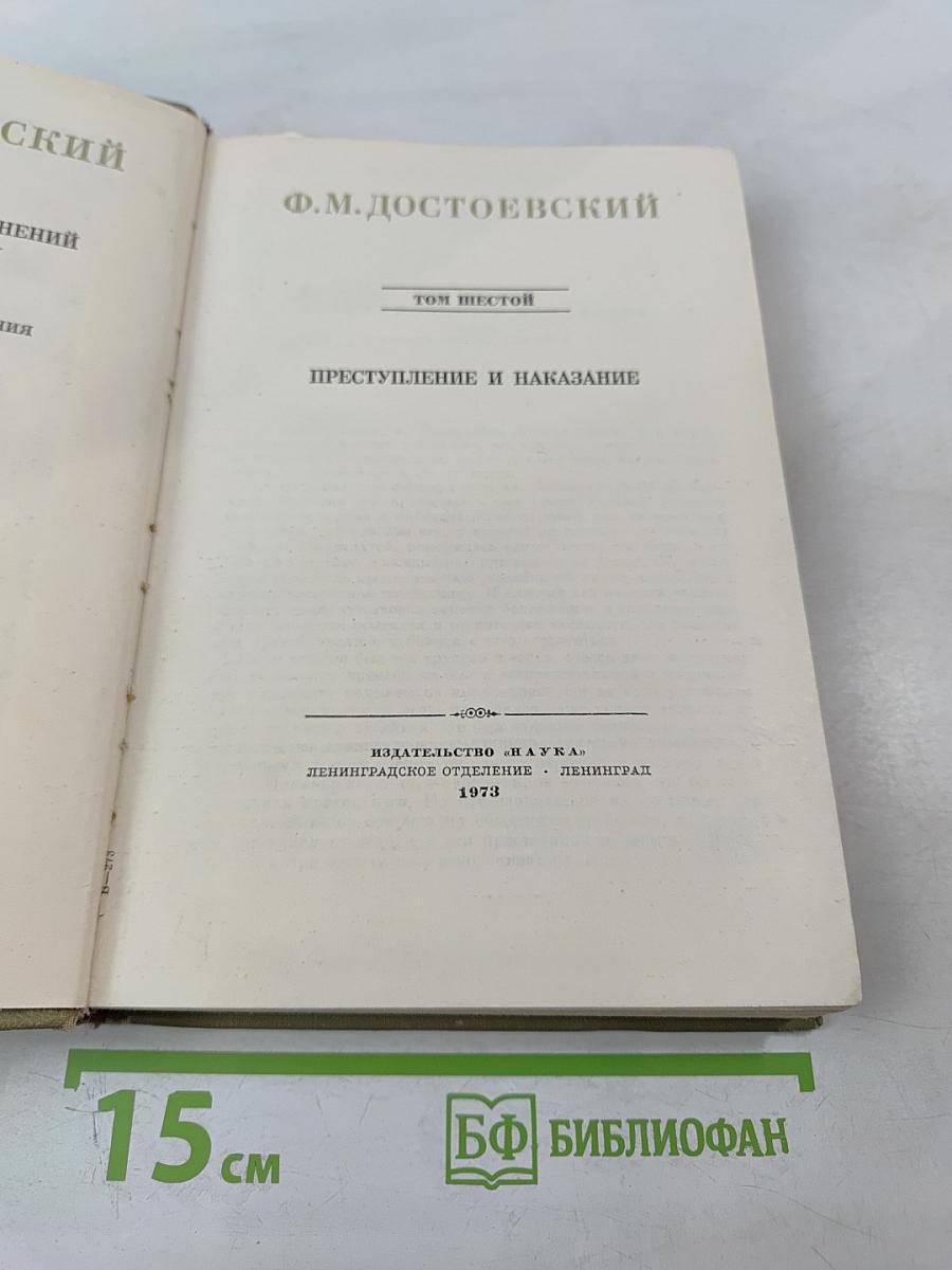 Преступление и наказание (Собрание сочинений. Том 6)