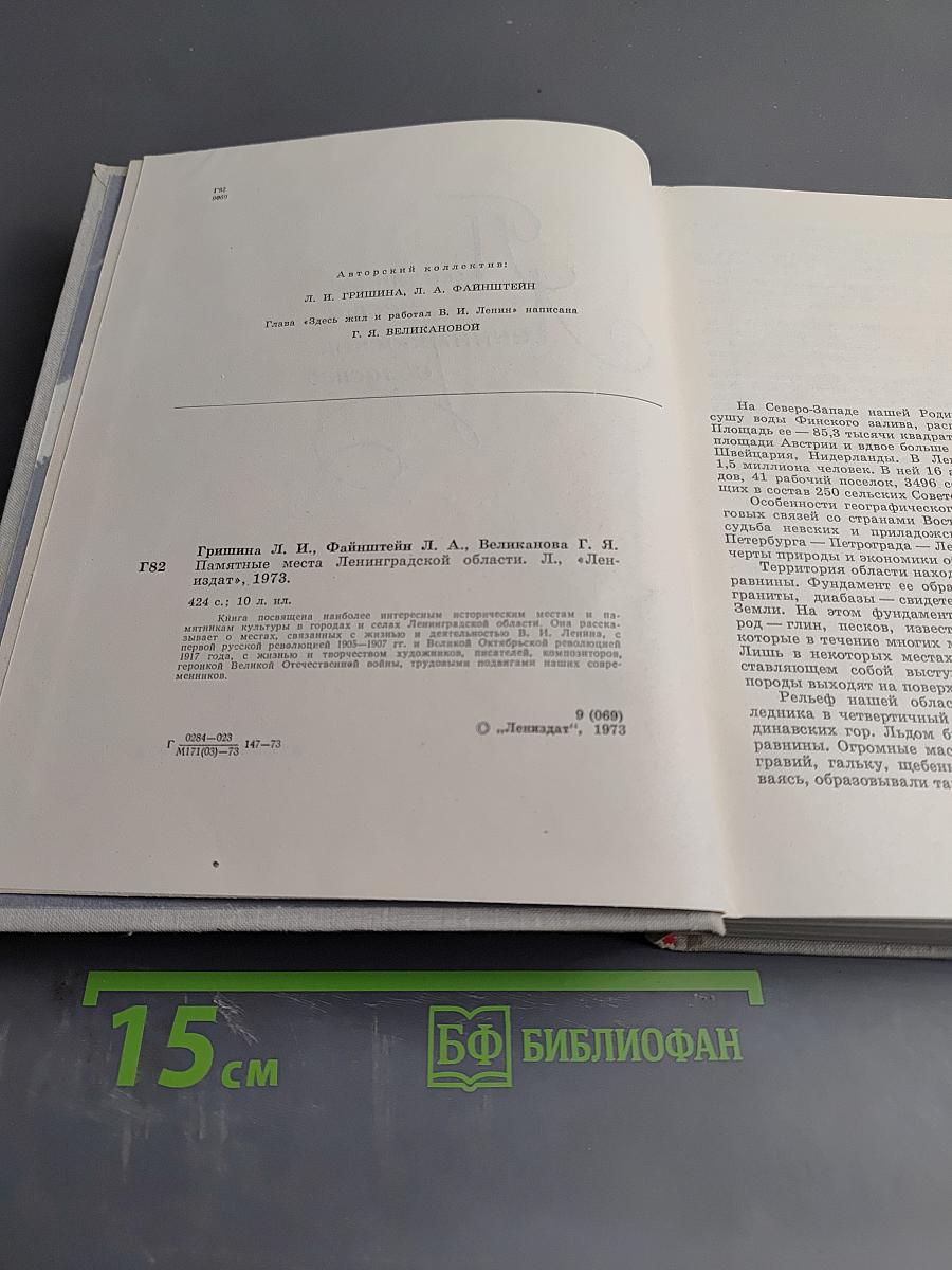 Памятные места Ленинградской области