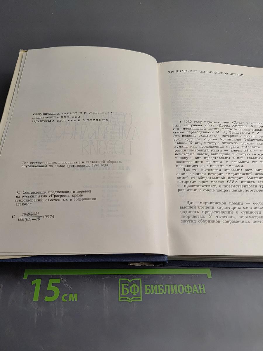 Современная американская поэзия