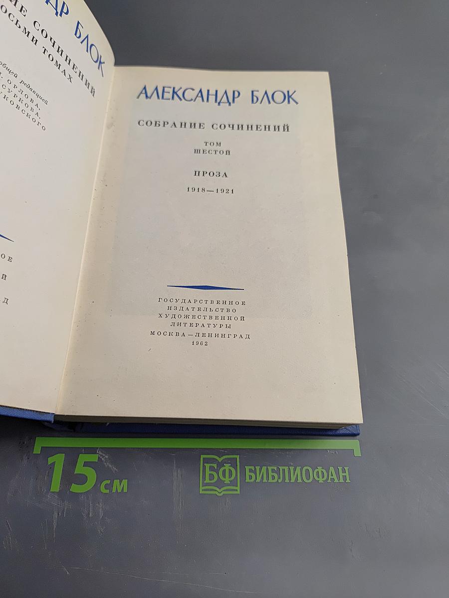 Собрание сочинений. Том шестой. Проза 1918–1921
