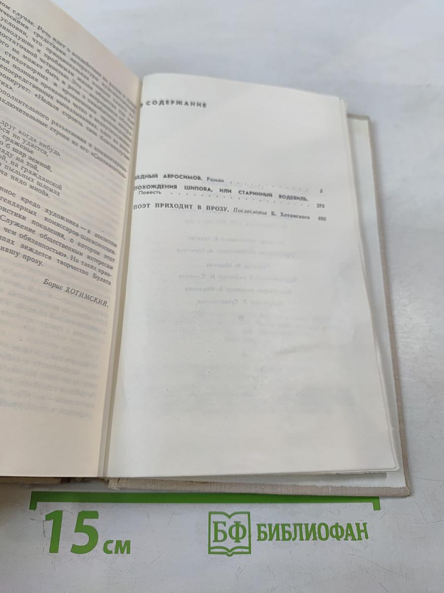 Избранная проза