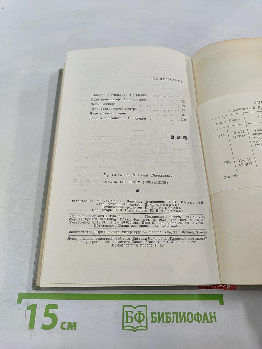 Судебные речи. Избранное