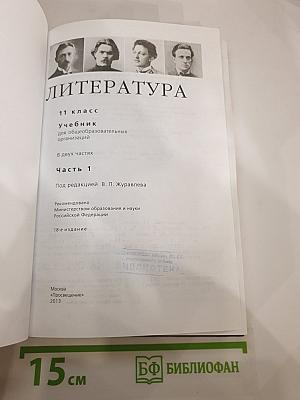 Литература. 11 класс. Часть 1