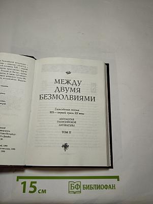 Между двумя безмолвиями