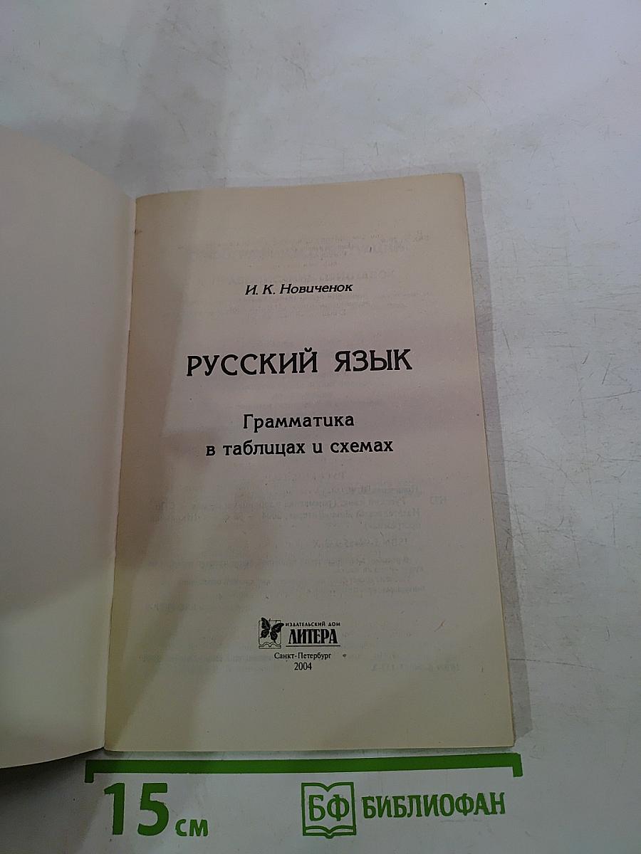 Русский язык. Грамматика в таблицах и схемах