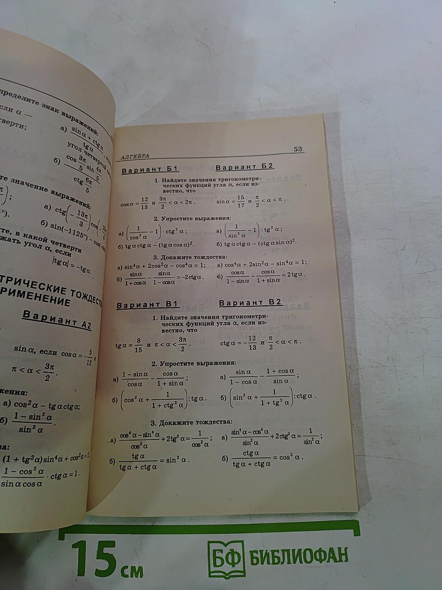 Математика. Самостоятельные и контрольные работы по алгебре и геометрии для 9 класса