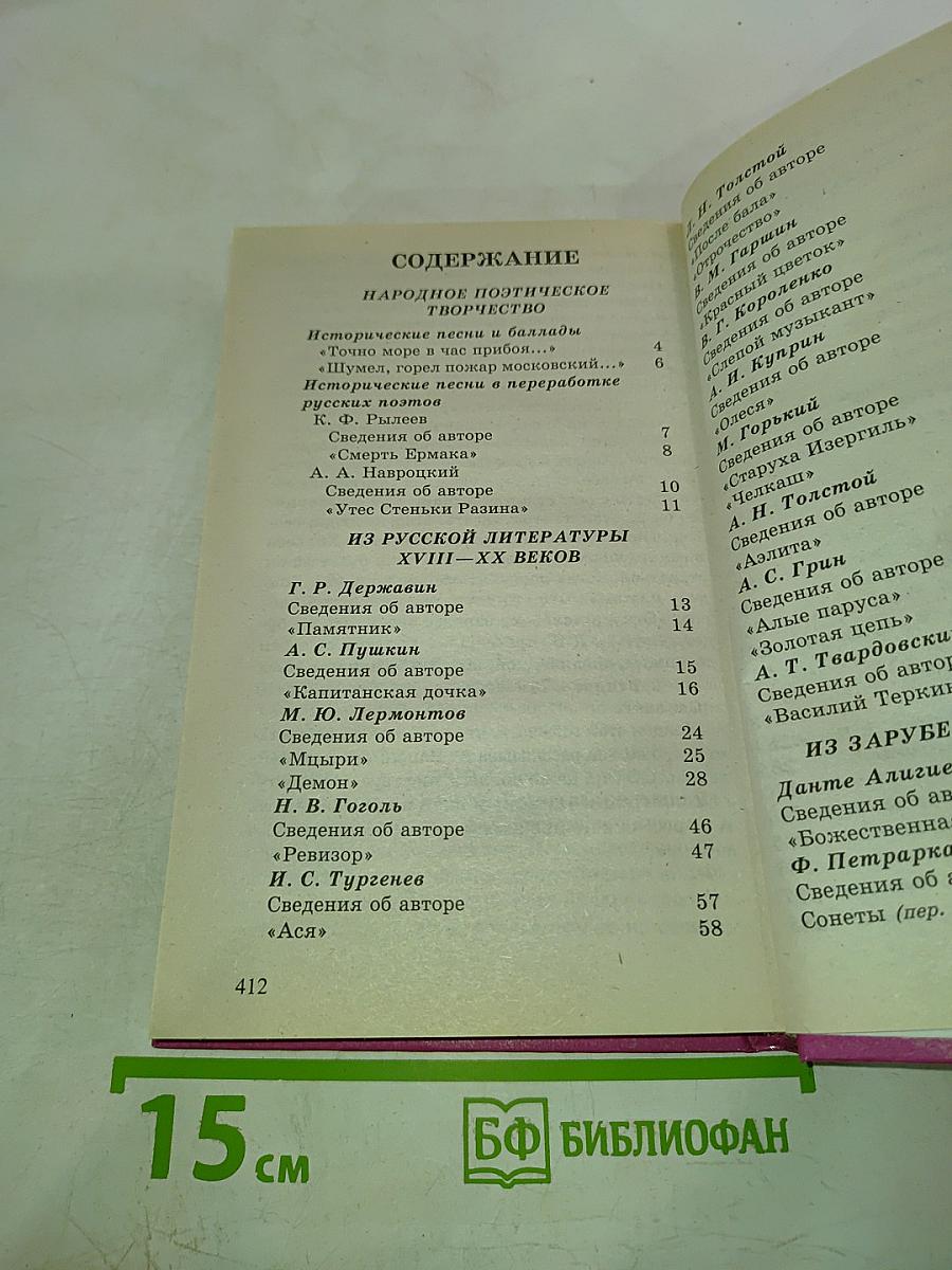 Все произведения школьной программы в кратком изложении 8 класс