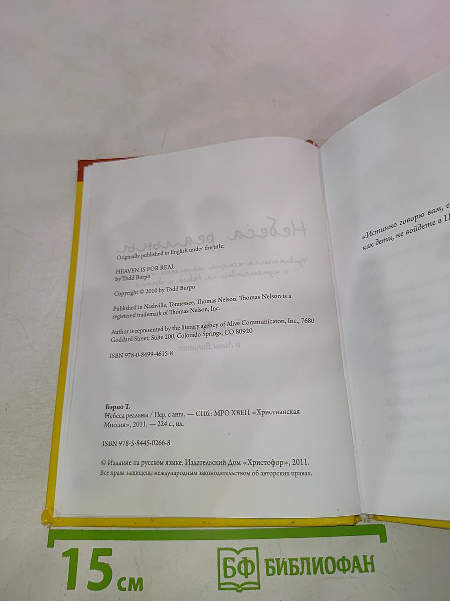 Небеса реальны