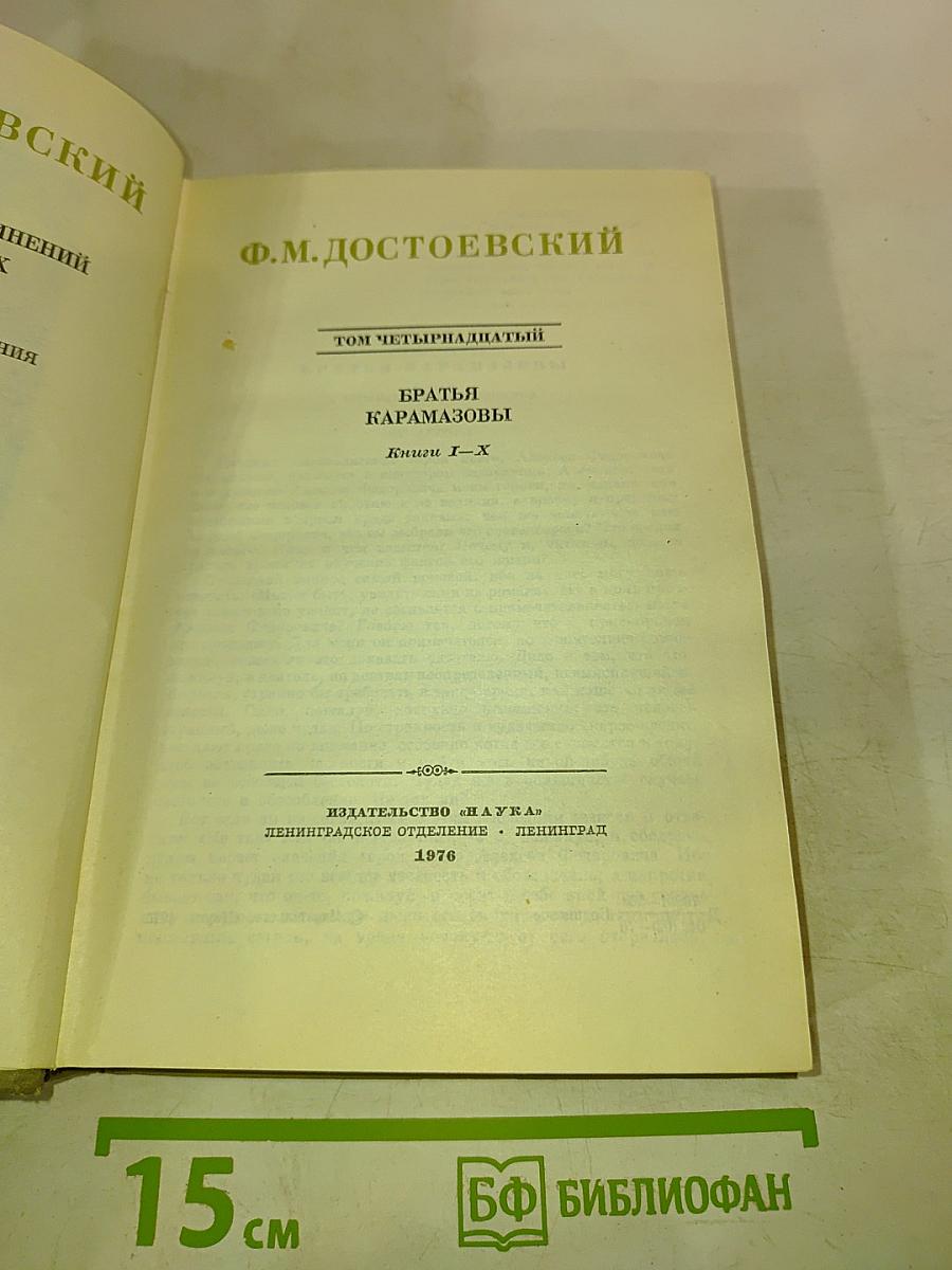 Братья Карамазовы. Том четырнадцатый