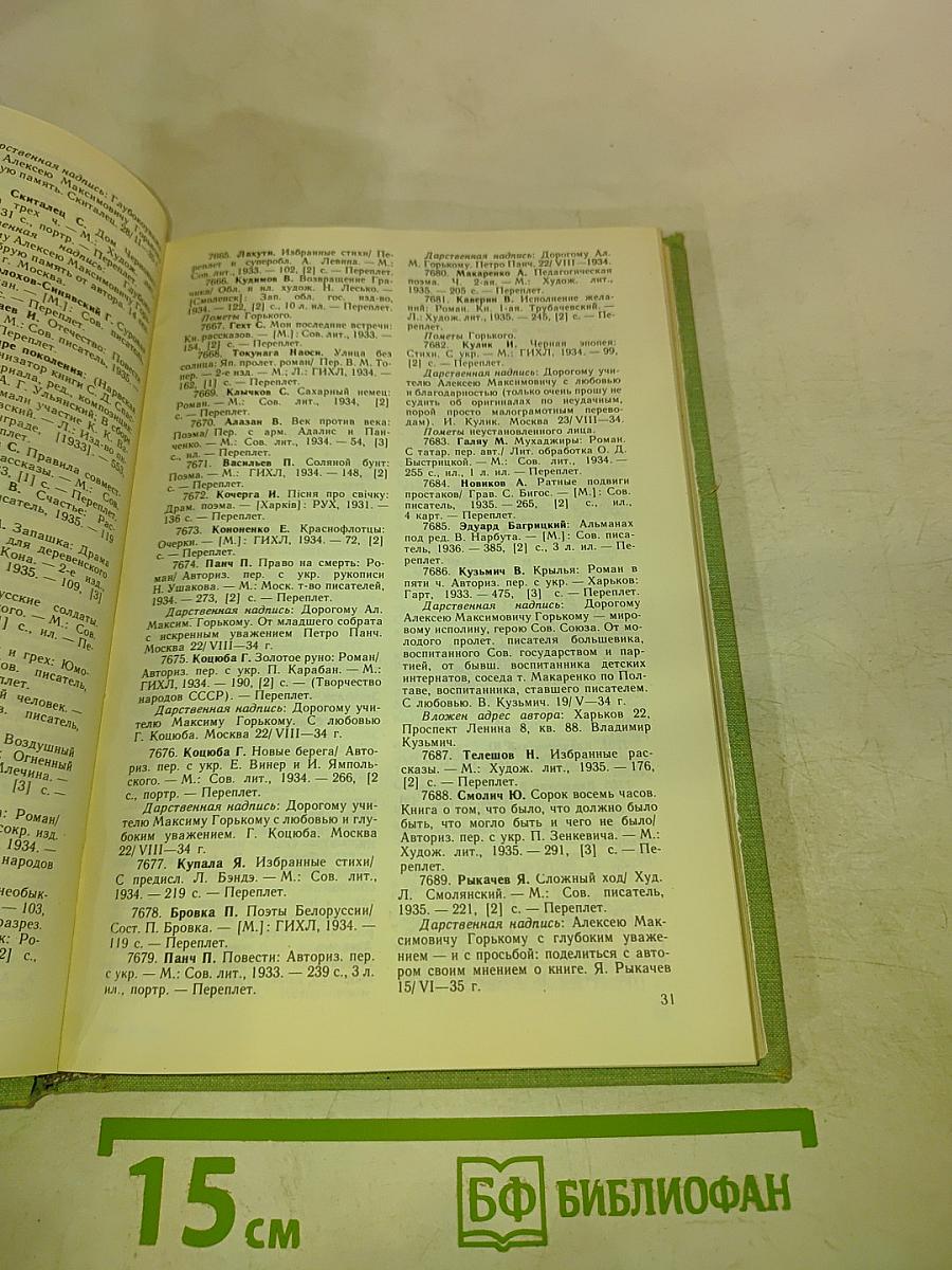 Личная библиотека А.М. Горького в Москве. Описание. В двух книгах. Книга вторая. Приложения, Указатели