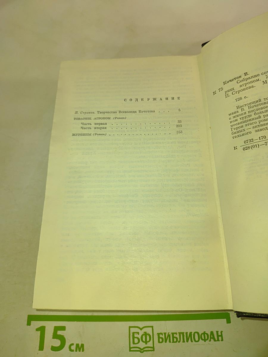 Собрание сочинений. Том первый: Товарищ Агроном, Журбины