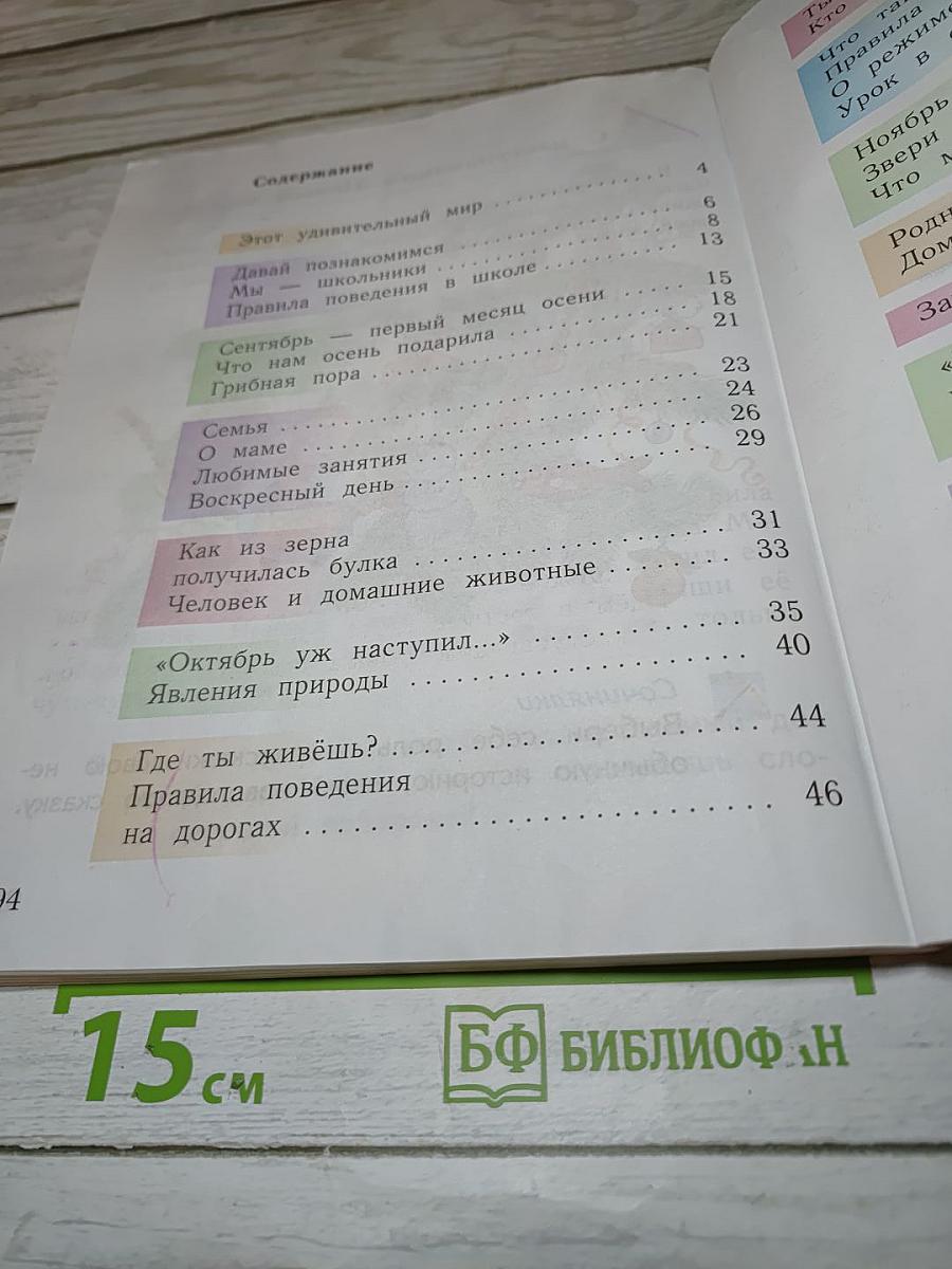 Окружающий мир 1 класс, Часть первая