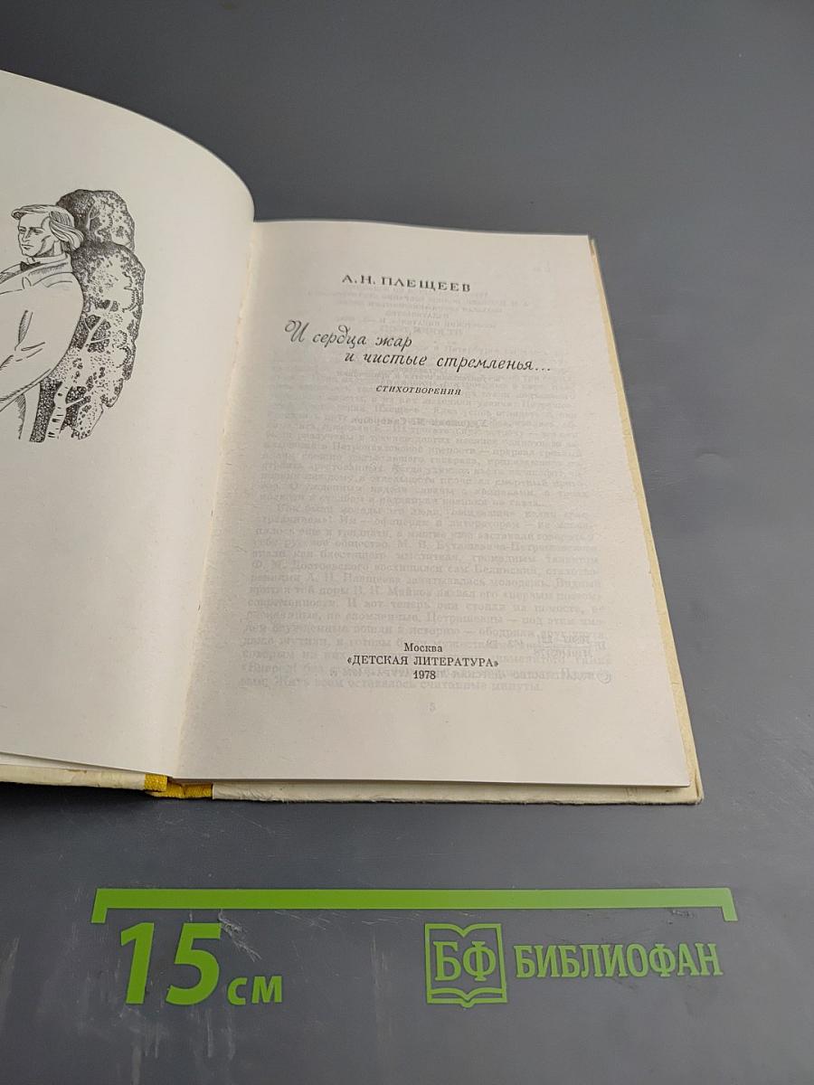 И сердца жар и чистые стремленья...