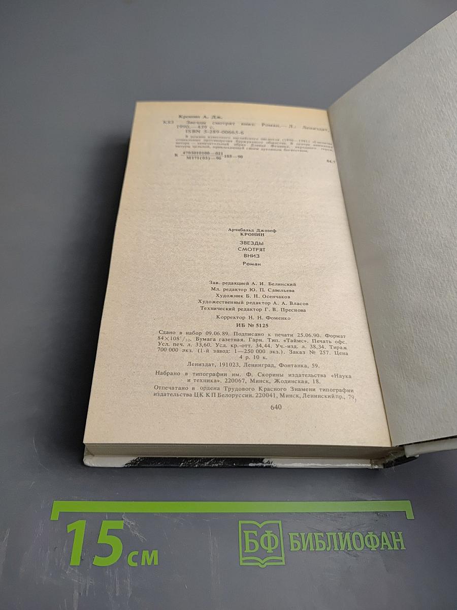 Звезды смотрят вниз