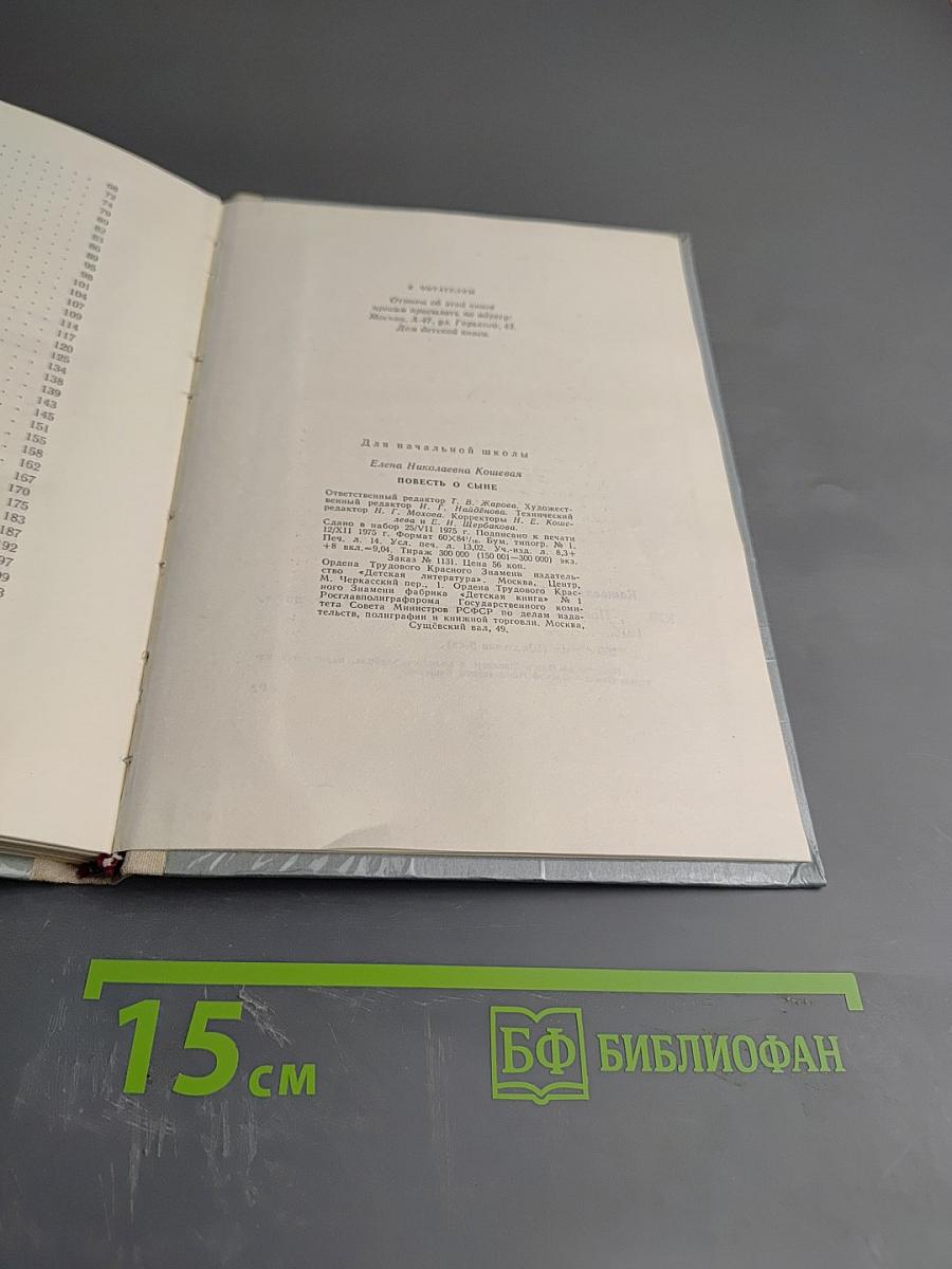 Повесть о сыне