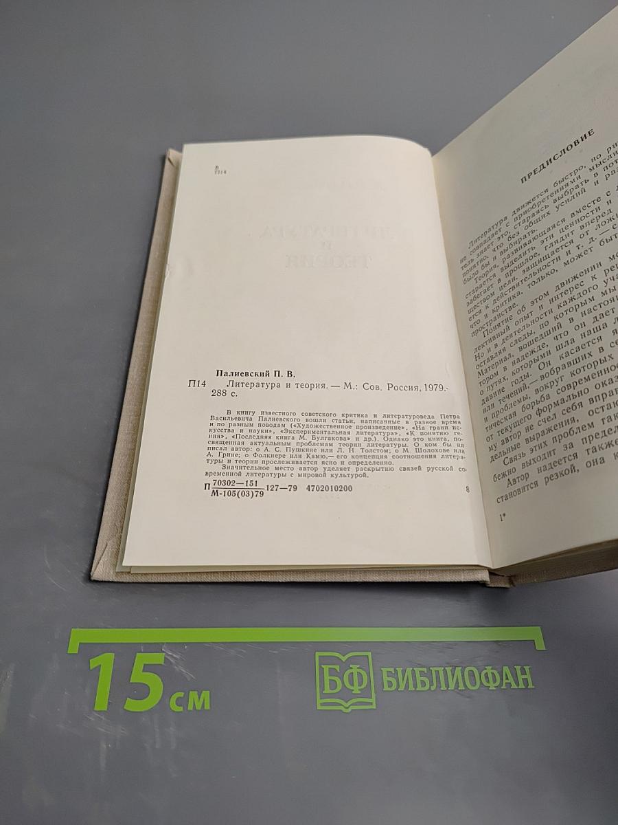 Литература и теория