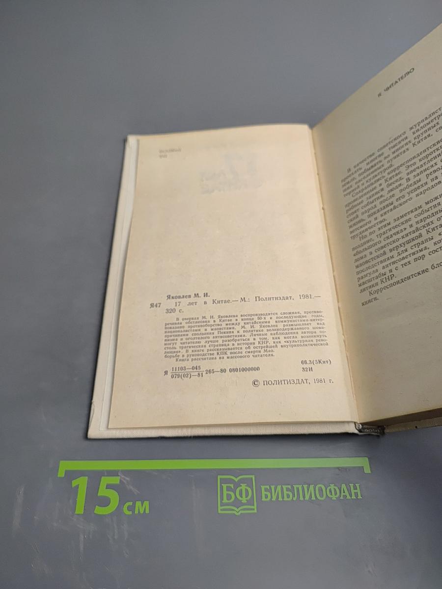 17 лет в Китае