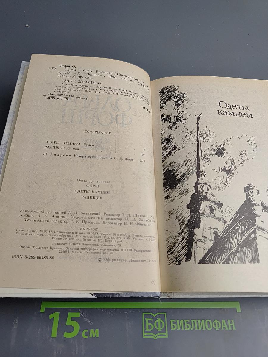 Одеты камнем. Радищев