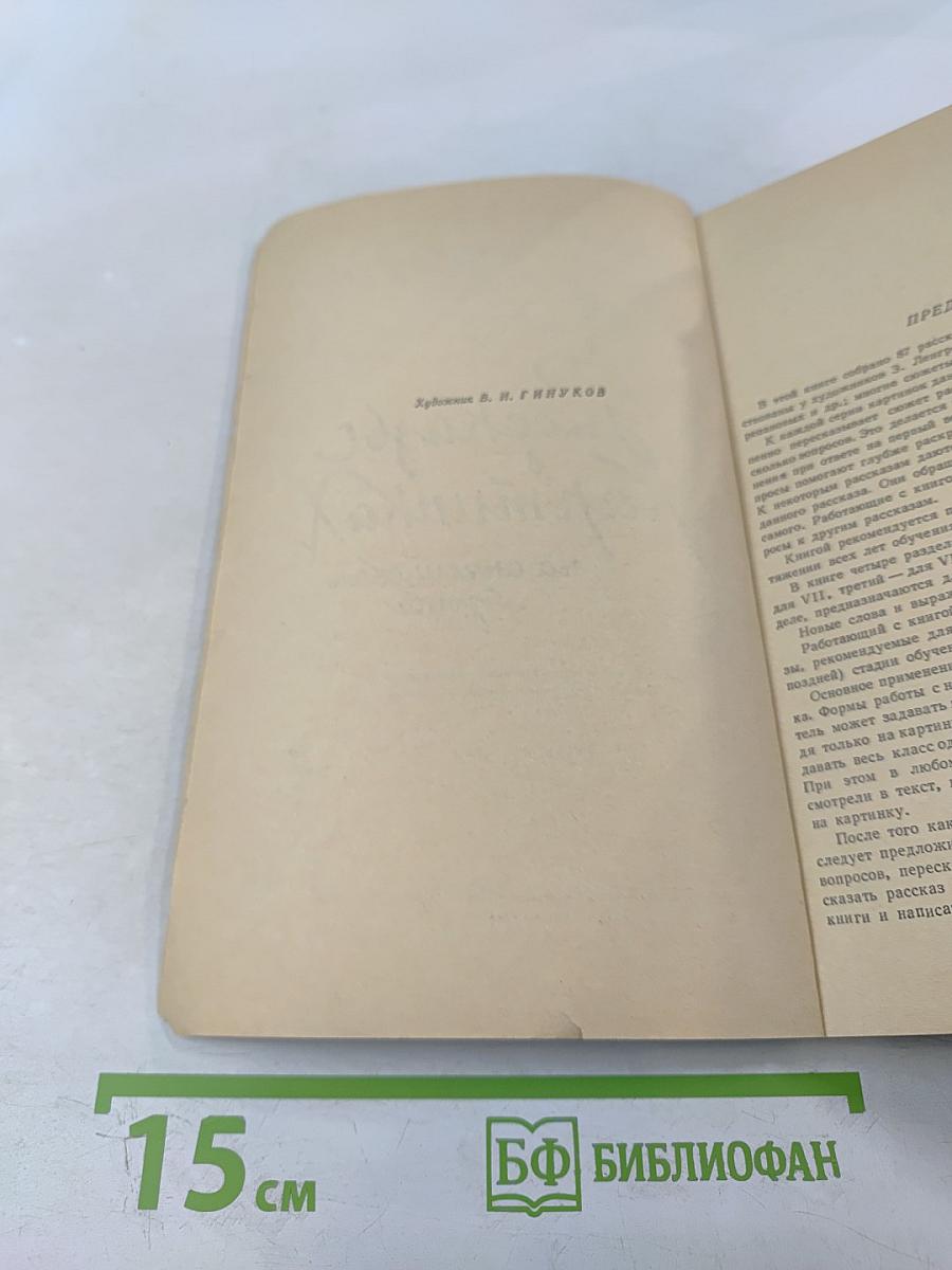 Рассказы в картинках на английском языке для VI-X классов средней школы