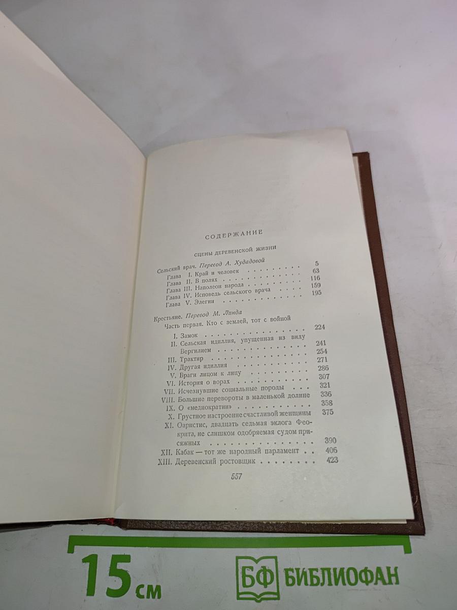 Человеческая комедия. Сцены деревенской жизни. Сельский врач. Крестьяне. Том 12