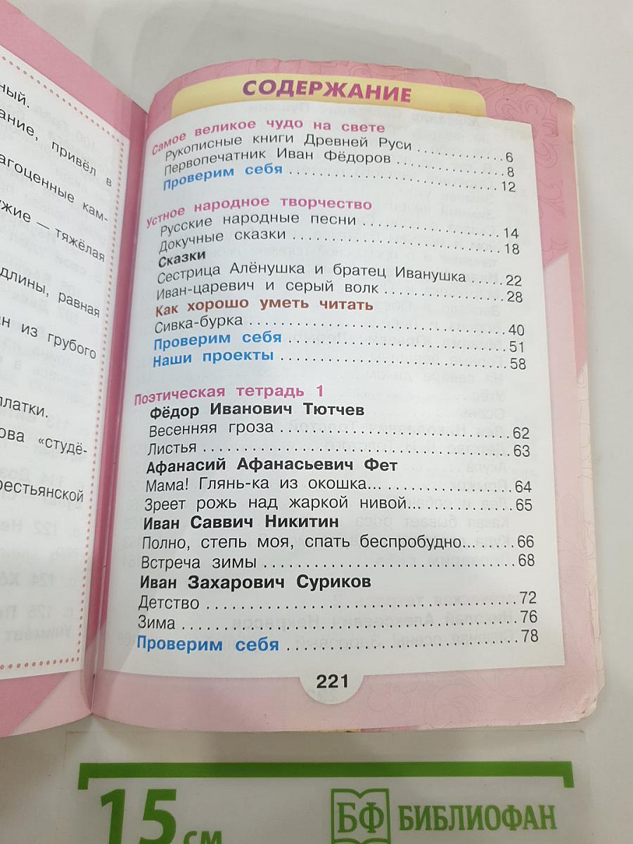 Литературное чтение. 3 класс. Часть 1