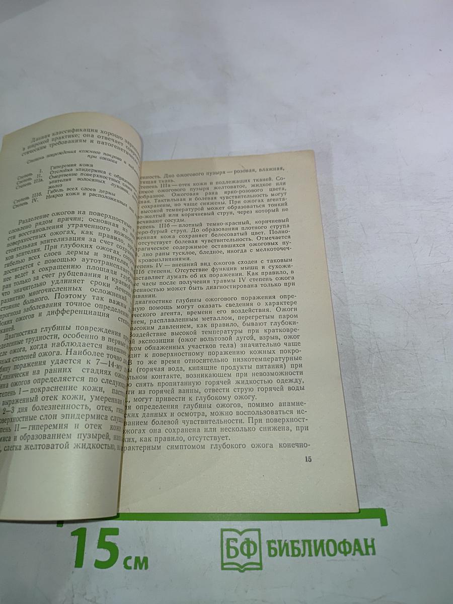 Экстренная помощь при ожогах