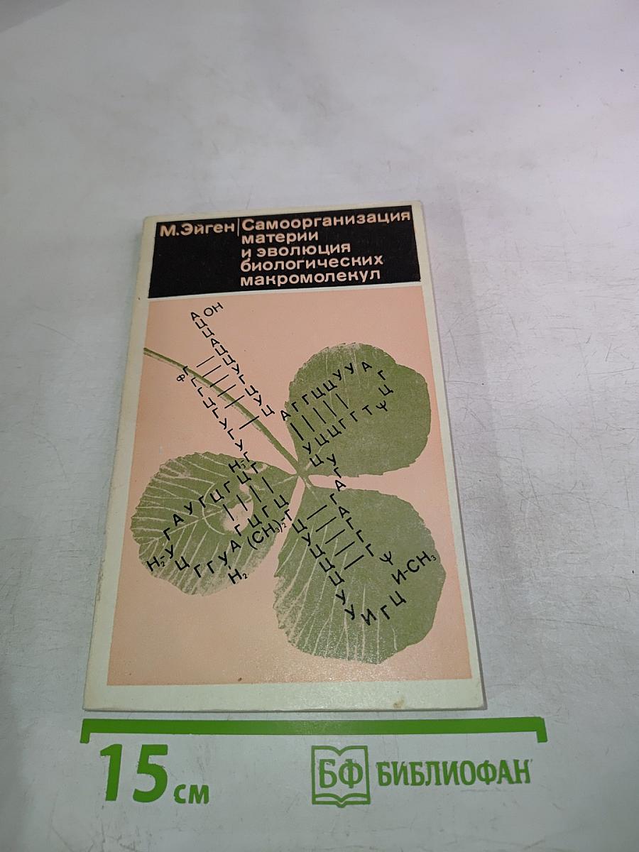 Самоорганизация материи и эволюция биологических макромолекул