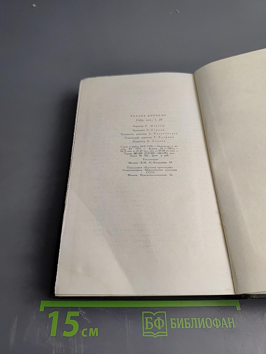 Торговый дом Домби и сын (Главы I-XXX). Том тринадцатый