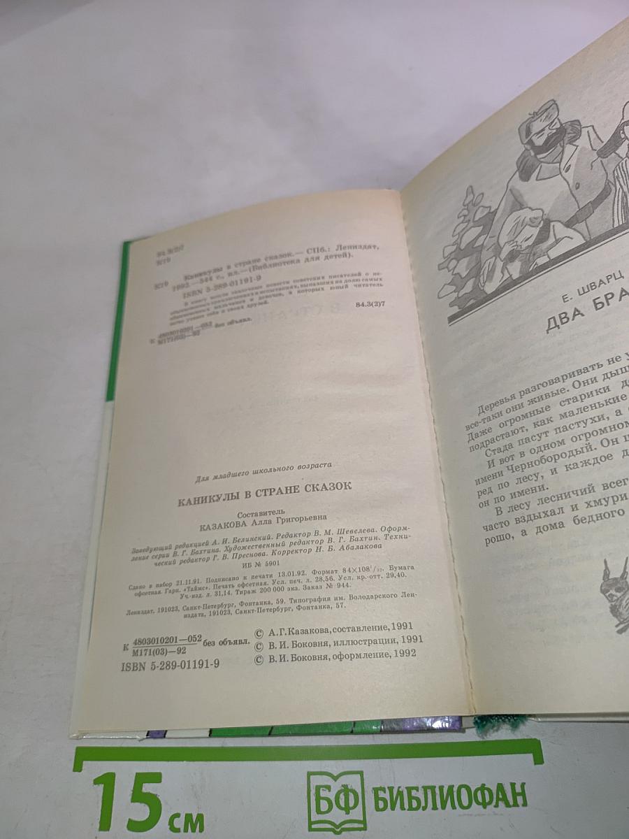 Каникулы в стране сказок