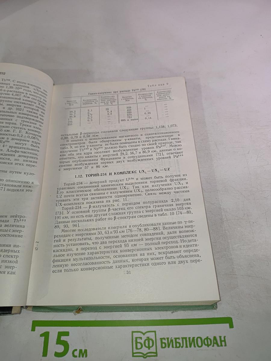 Ядерные свойства тяжелых элементов. Изотопы тория, протактиния и урана. Естественная и искусственная радиоактивность. Вып. 4
