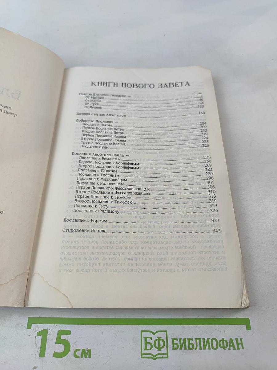 Благая Весть. Новый Завет