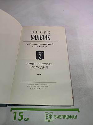 Человеческая комедия. Том 2