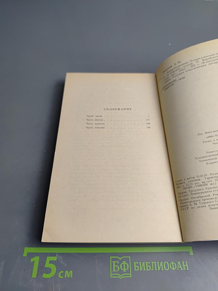 Анна Каренина. Роман в восьми частях. Части пятая - восьмая