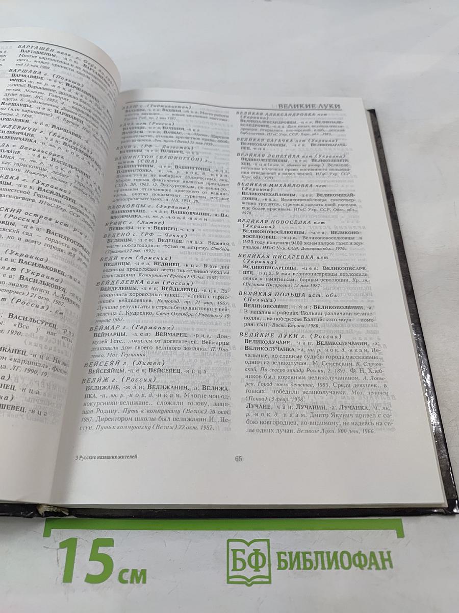 Русские названия жителей. Словарь-справочник