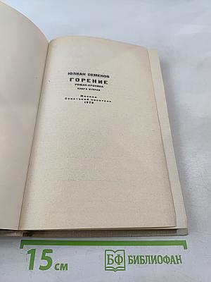 Горение. Роман-хроника. Книга вторая