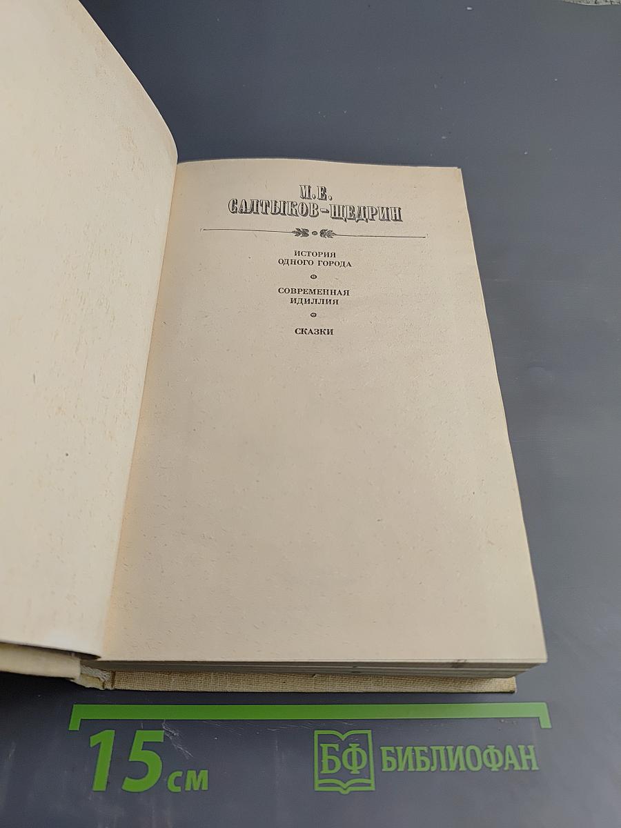 М.Е. Салтыков-Щедрин. История одного города. Современная идиллия. Сказки